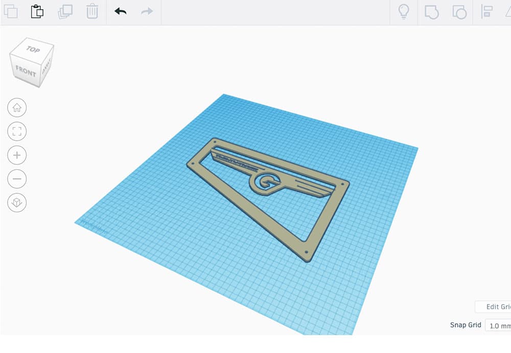 g23 wing tinkercad