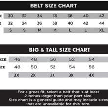 Dickies Men's No-Scratch Leather Mechanic Belt sizes