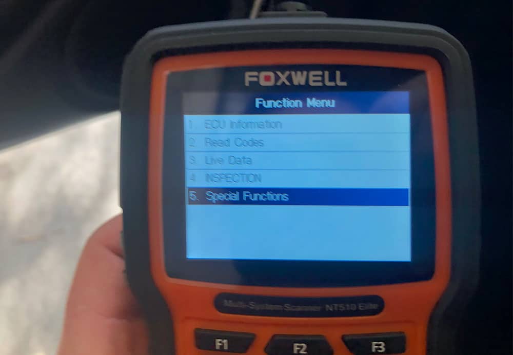 foxwell nt510 elite special functions