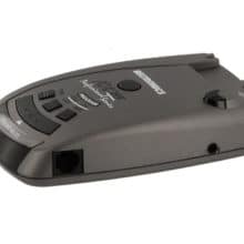 Beltronics RX65 side view of the radar detector