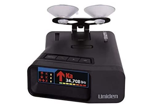 Uniden R7 front with mount