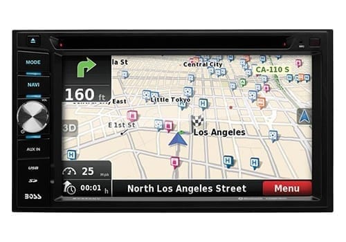 Boss Audio BV960NV points of interest on screen maps