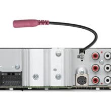 JVC KD-X470BHS rear view with inputs and outputs