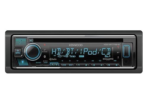 Kenwood KDC-BT778HD front view screen on