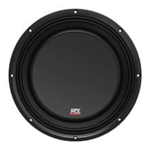 MTX 3510-04S front view of shallow subwoofer