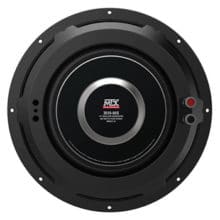 MTX 3510-04S rear view of shallow subwoofer