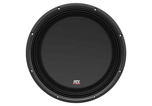 MTX 3512-04S front view of slim subwoofer
