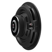 MTX 3512-04S side rear view of slim subwoofer