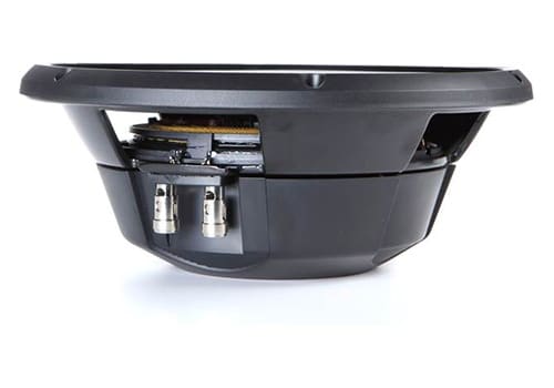 Pioneer TS-A2500LS4 side view of slim subwoofer