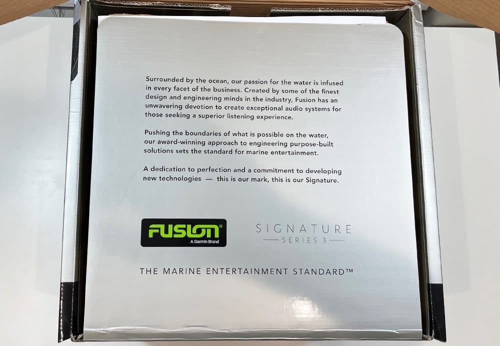 fusion signature 3 series subwoofer opening up the box