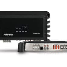 Fusion SG-DA12250 inputs outputs and top view of control panel