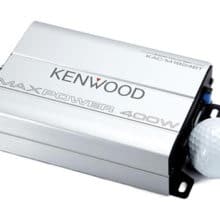 Kenwood KAC-M1824BT size comparison with golf ball