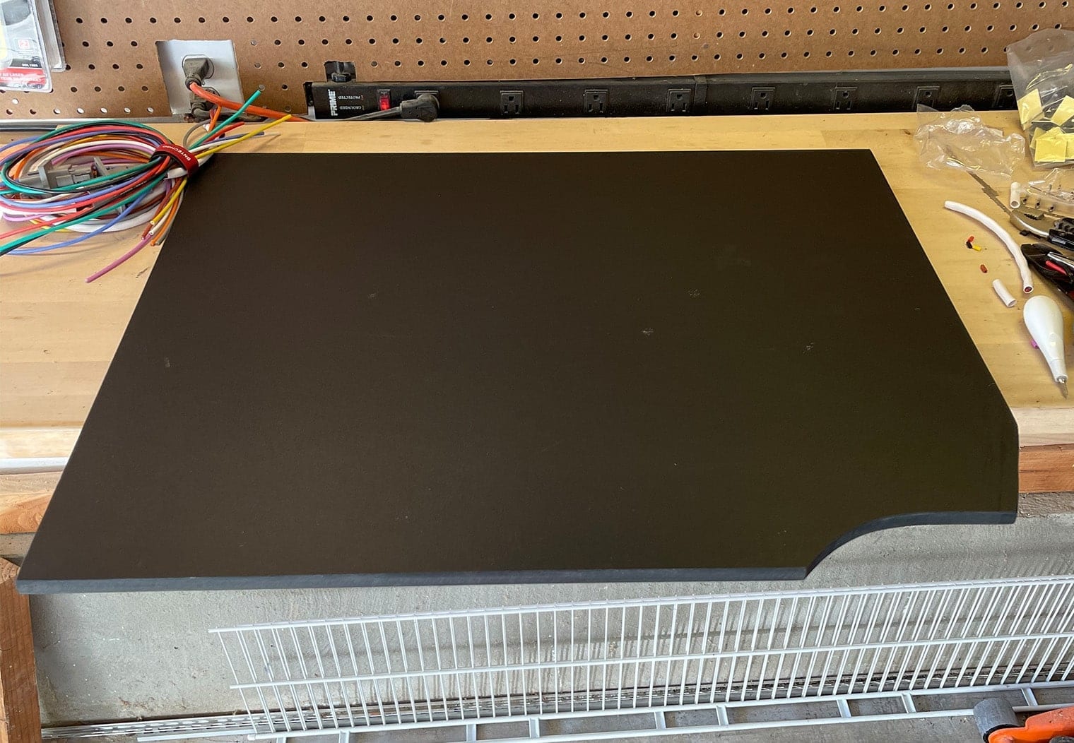 axis a22 amplifier rack starboard cut out from template