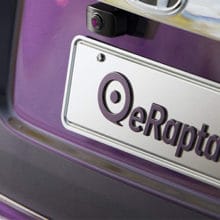 eRapta ERT11 mounted above license plate