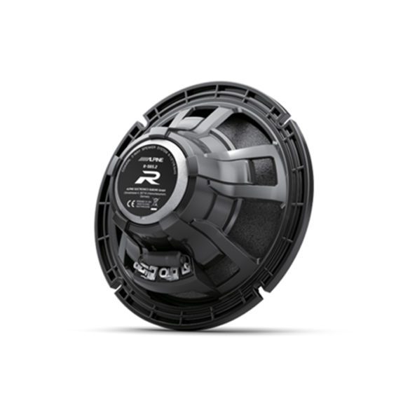 Alpine R-S65.2 rear view of coaxial speaker with frame, motor and magnet