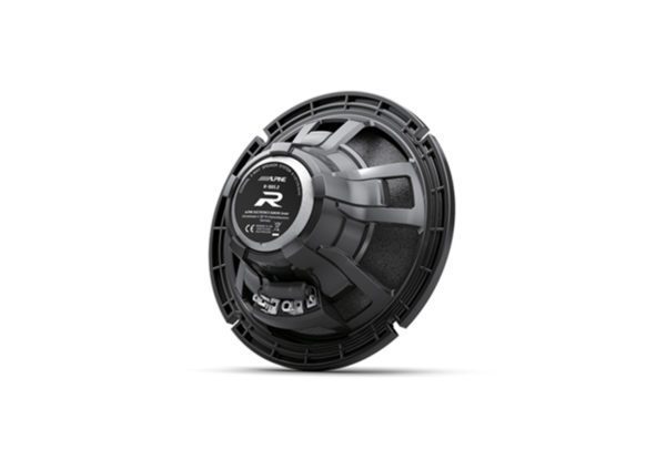 Alpine R-S65.2 rear view of coaxial speaker with frame, motor and magnet