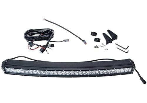 Tusk Curved LED Light Bar components and hardware