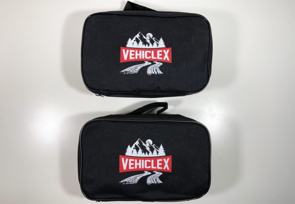 VehicleX Ratchet Tie-Downs In Bag for review before opening up