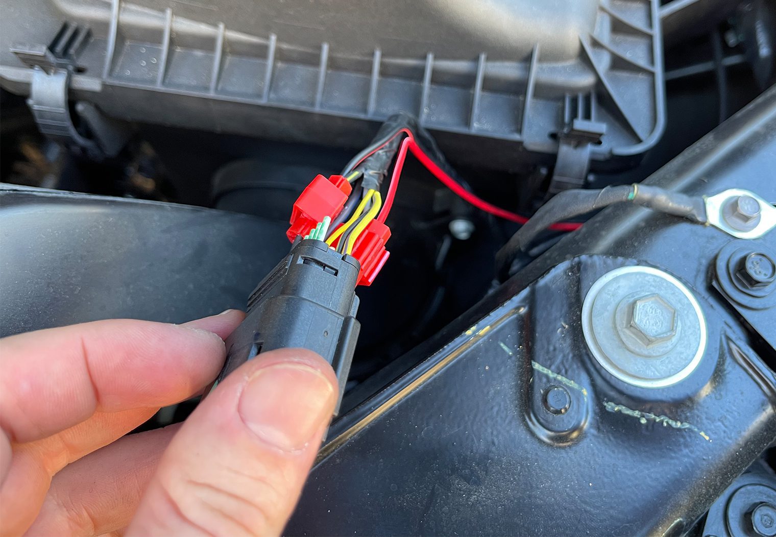 ford f150 vent light wiring taps