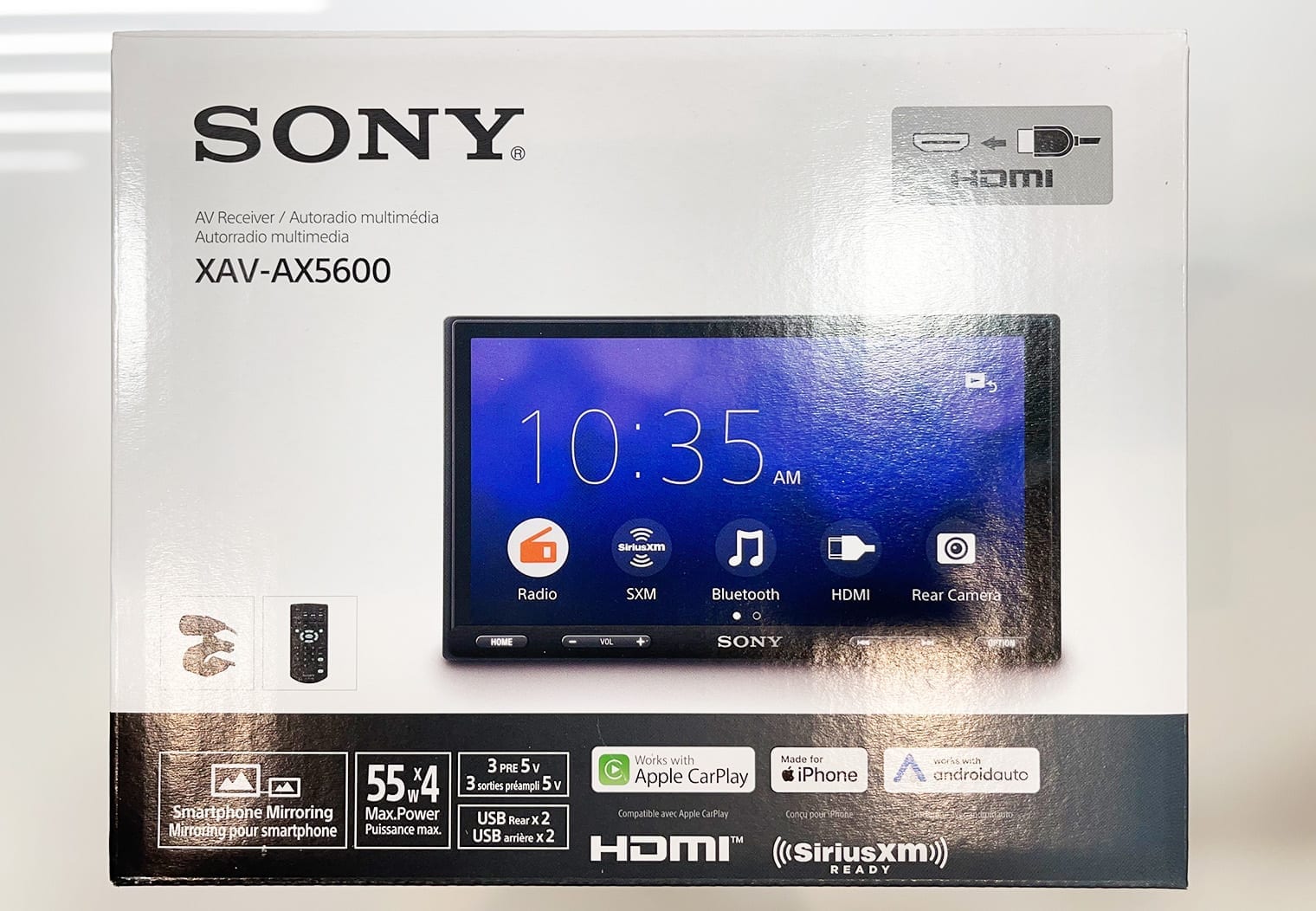Sony XAV-AX5600 box front