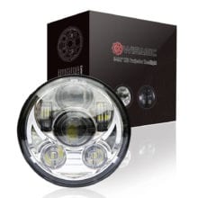 Wisamic LED Headlight chrome with box