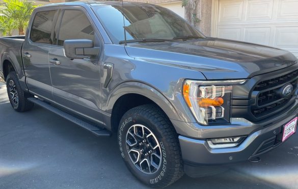 2021 Ford F150 Front view of the truck before installing bakflip mx4 tonneau cover