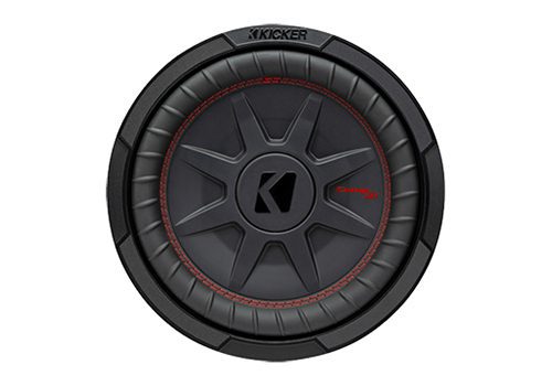 Kicker 48CWRT104 shallow subwoofer front view