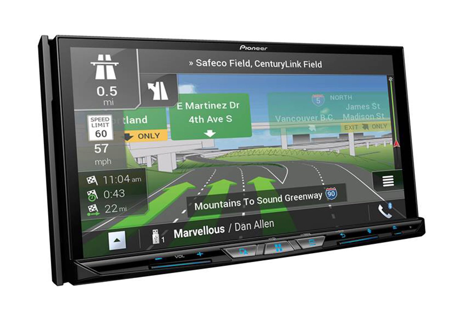 Pioneer AVIC-W8600NEX recommended gps navigation for uber drivers
