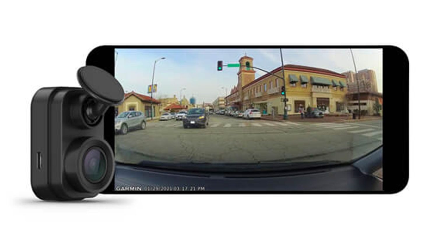 Изображение видеорегистратора Garmin Dash Cam Mini 2 в статье «Лучшее техническое обновление Uber для автомобиля»