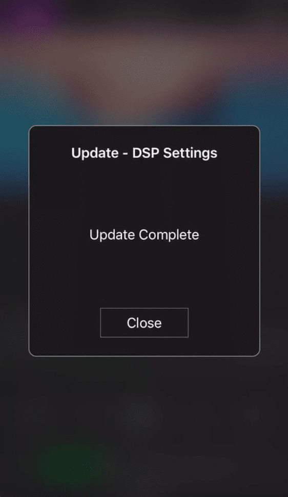 Fusion-Link App DSP settings updated
