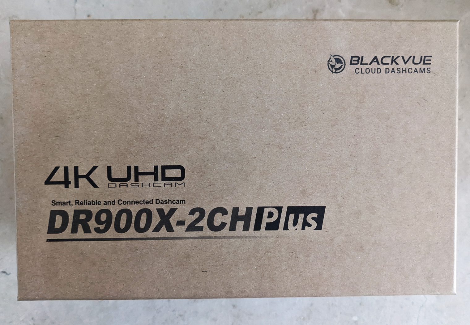 BlackVue DR900X-2CH in packaging before opening up for review