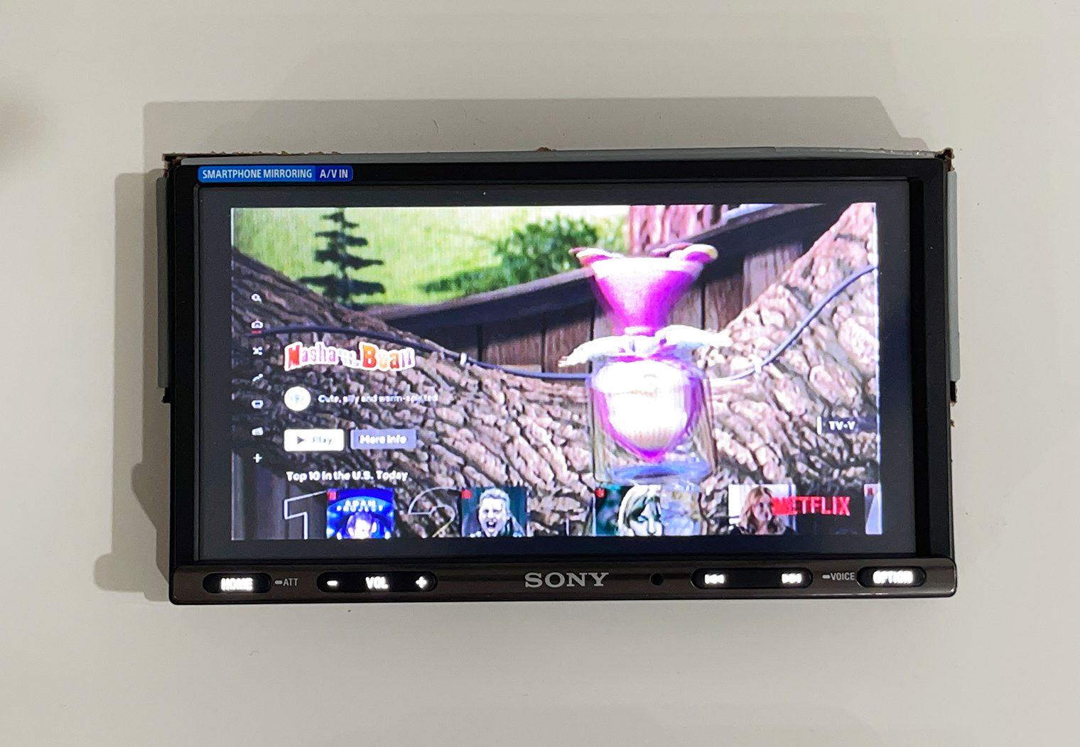 Sony XAV-AX3200 netflix