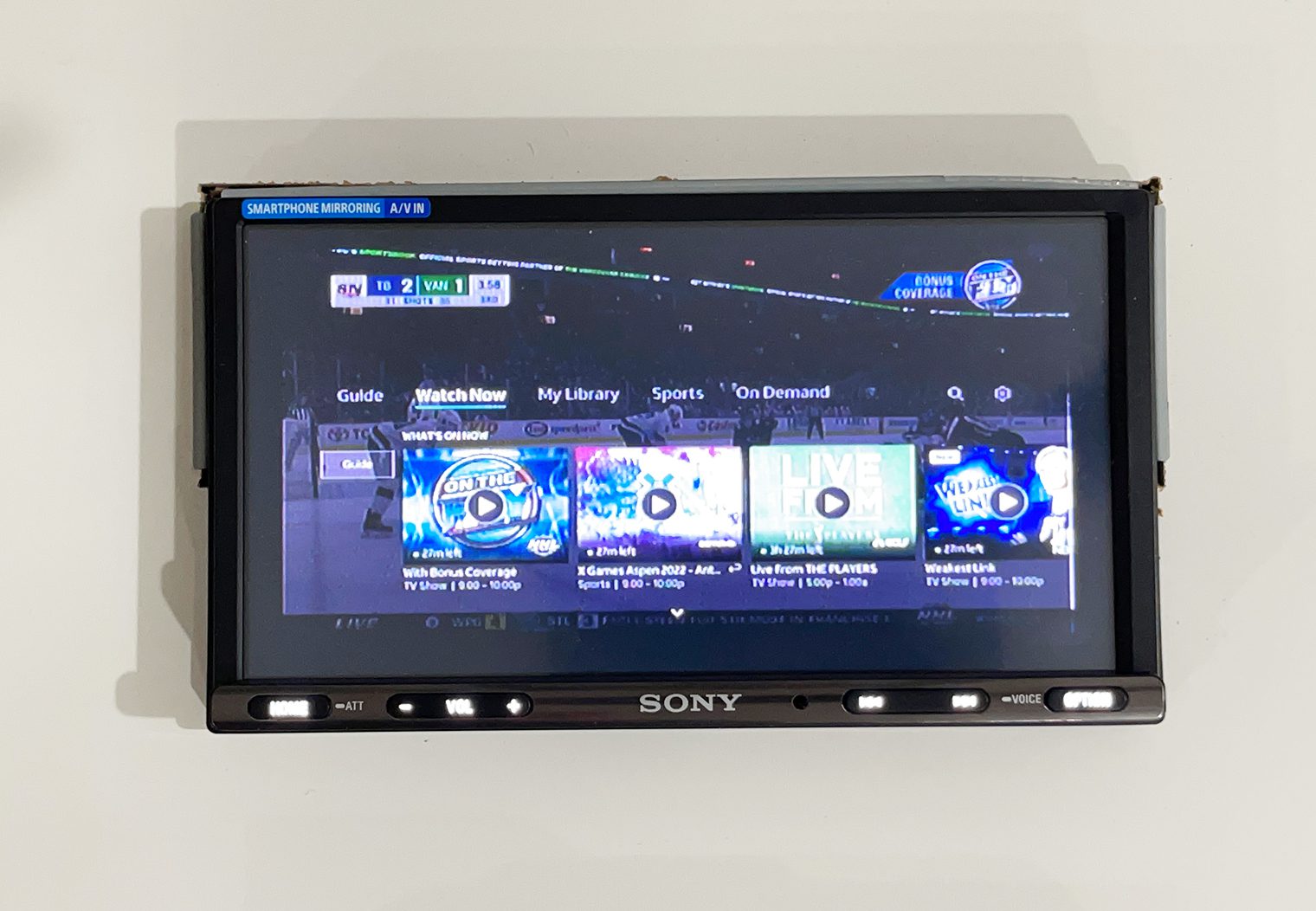 Sony XAV-AX3200 DirecTV Stream