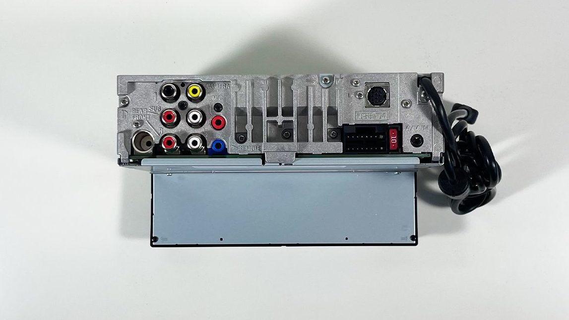 Sony XAV-AX3200 rear inputs and outputs