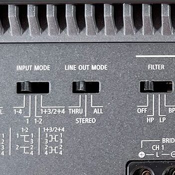 Sony Mobile ES XM-4ES control panel closeup