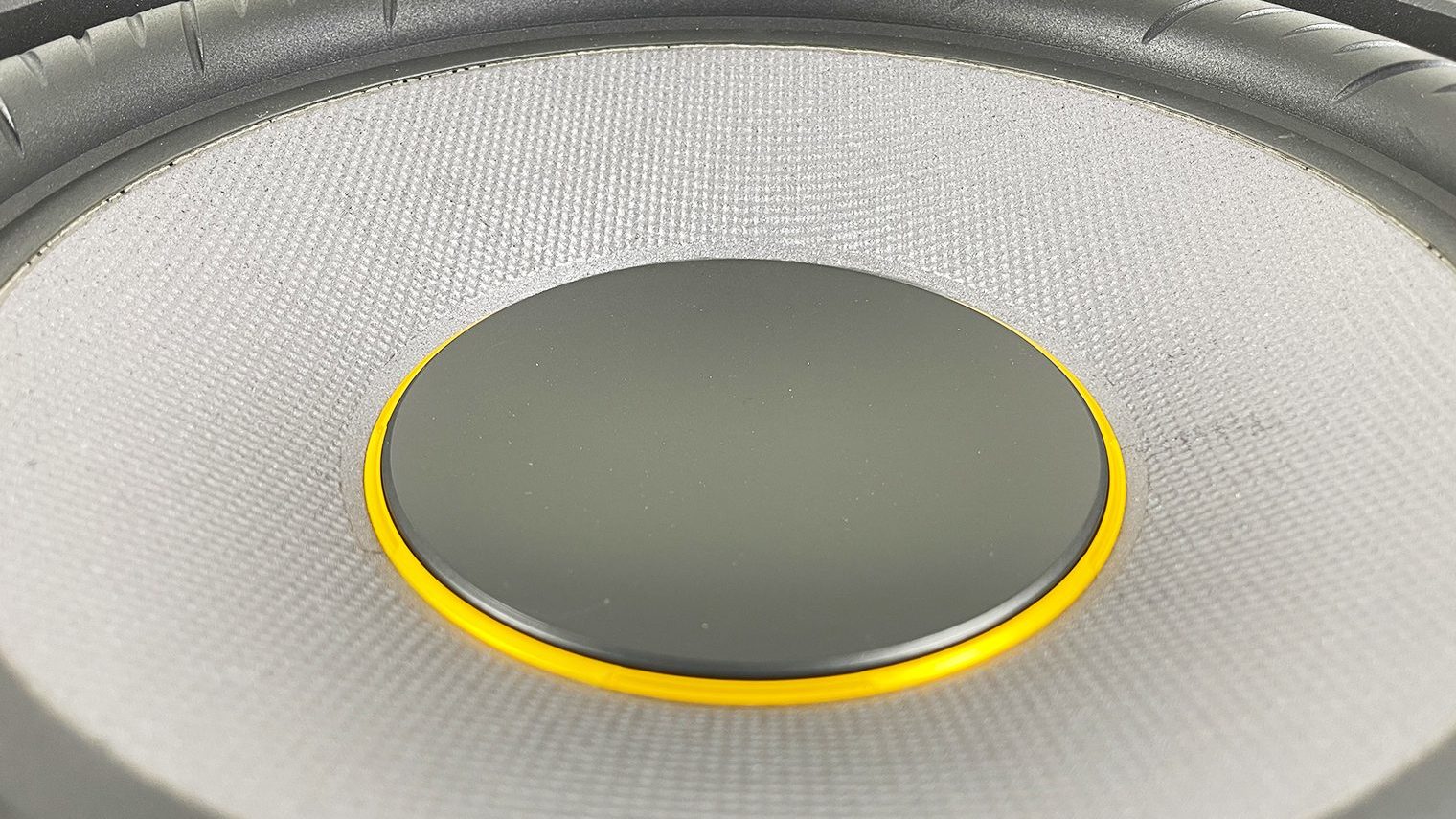 Sony Mobile ES 12in Subwoofer lightweight rigid cellular diaphragm closeup