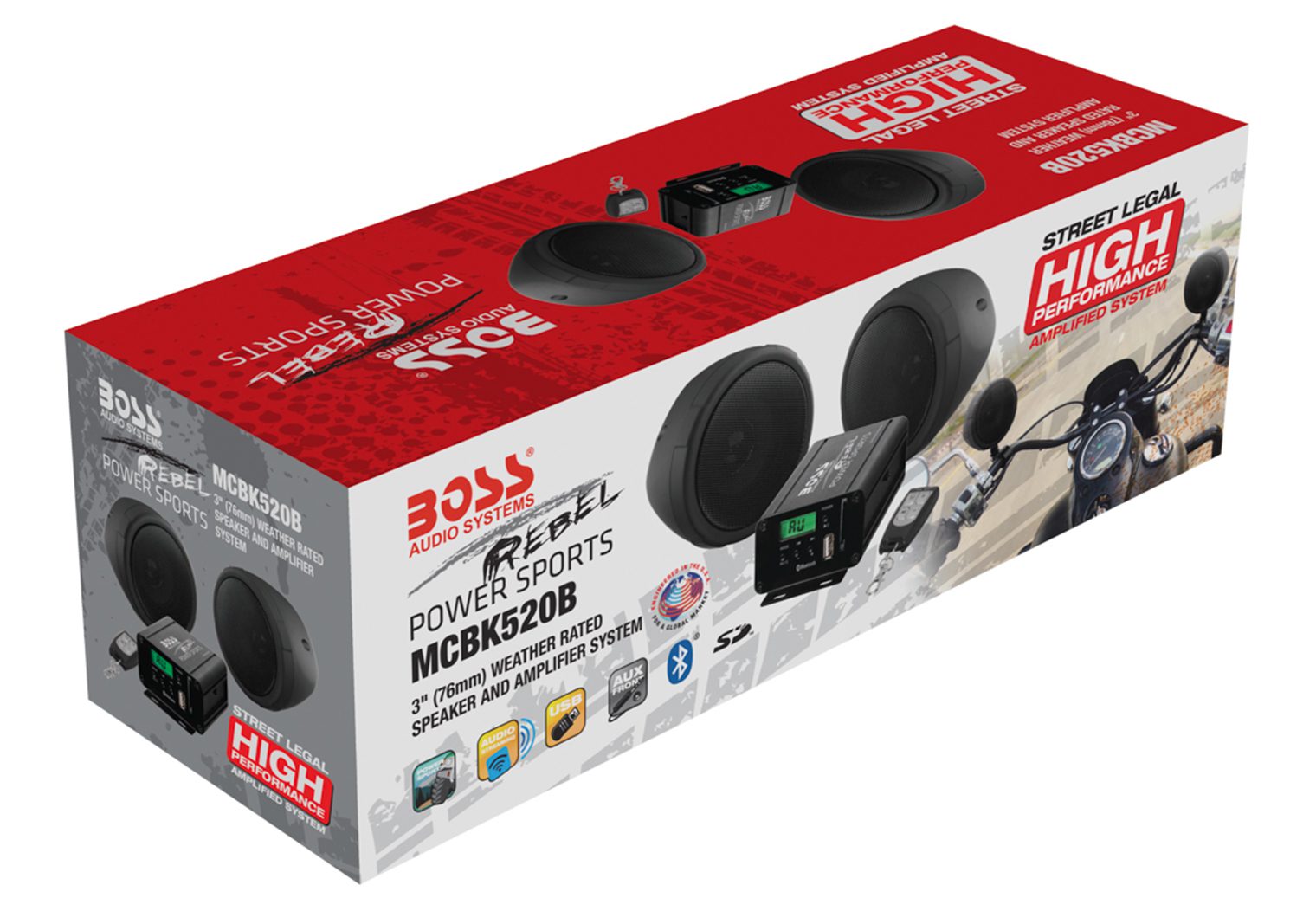 Boss Audio MCBK520B packaging