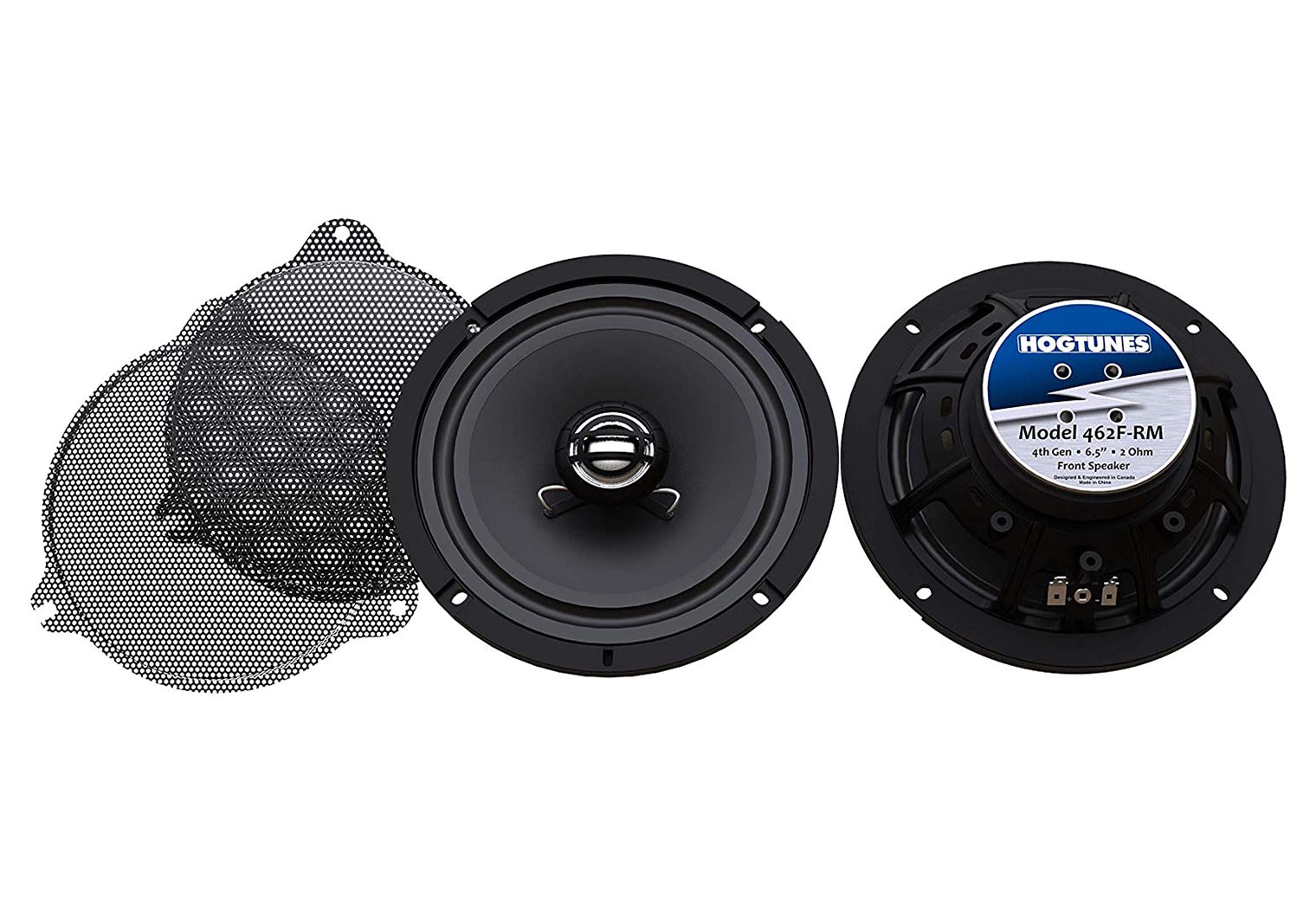 Hogtunes 462F-RM main image with speakers and grilles