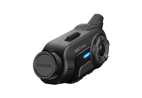 Sena 10C Pro front with cam cover