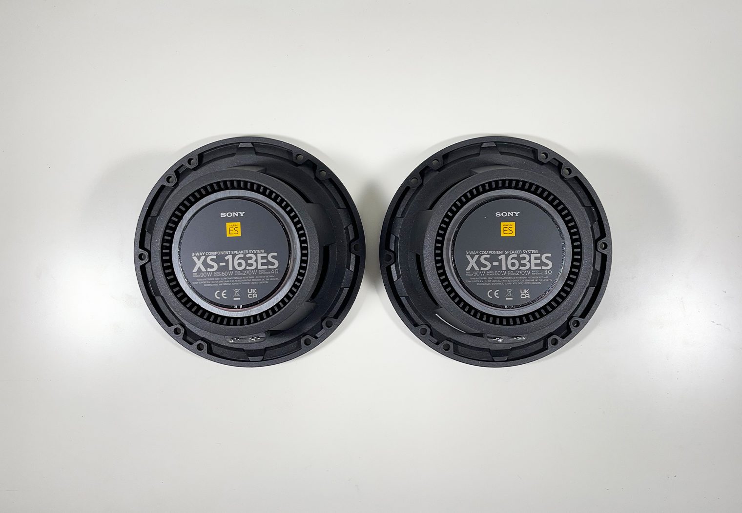 Sony XS-163ES 6 1/2 inch speakers rear