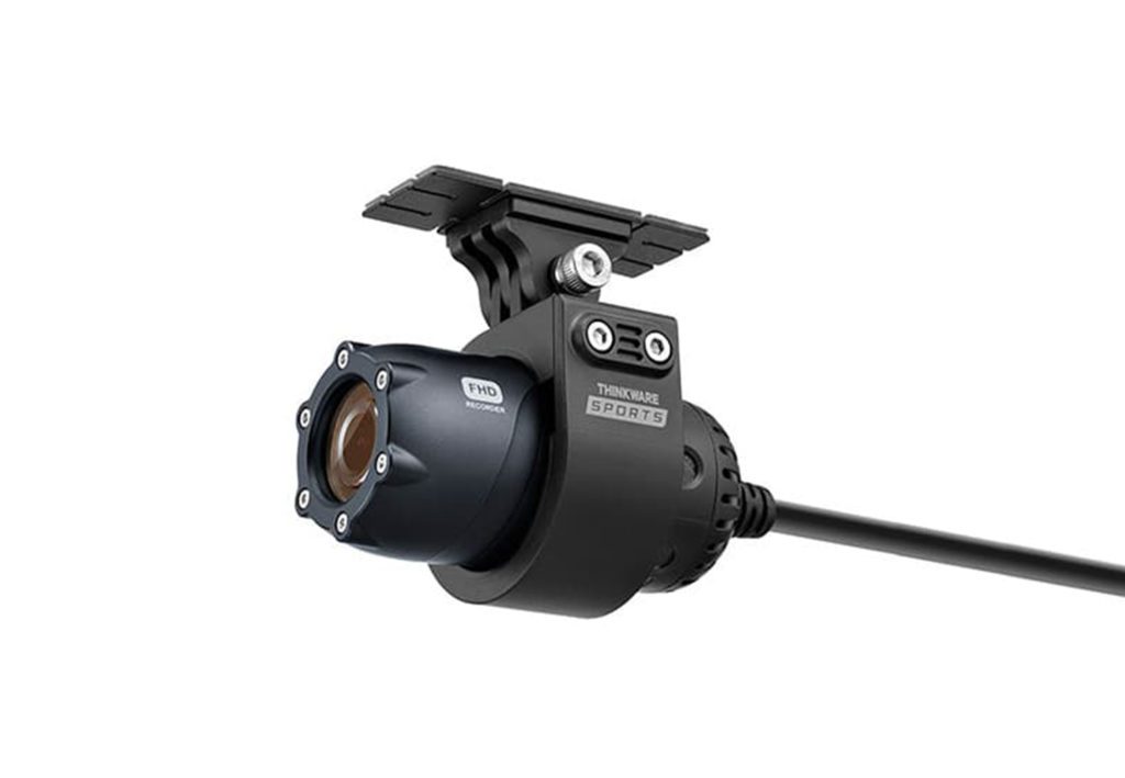 Thinkware M1 side view of the camera