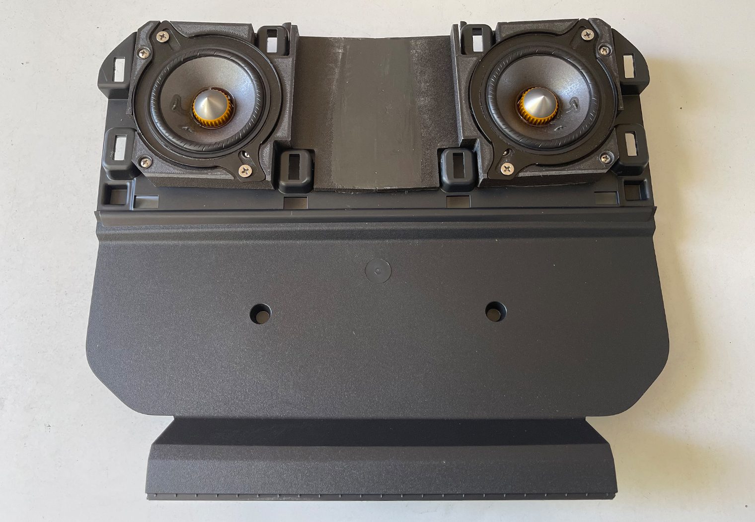 2021 F-150 Custom Center Dash Speaker Panel Final Product Top