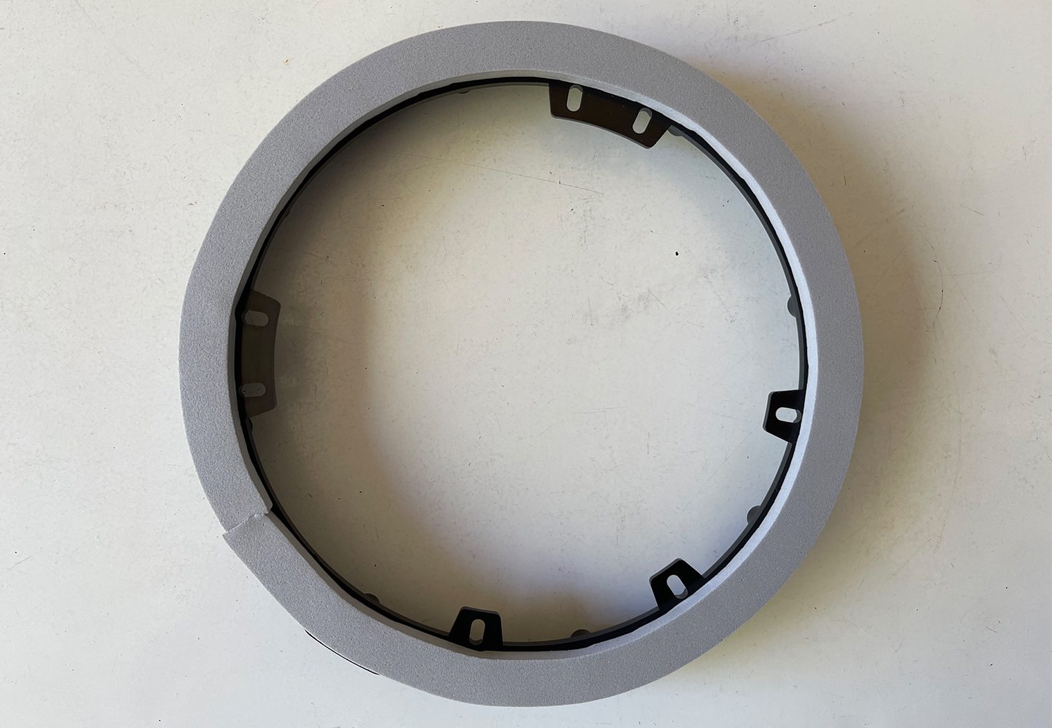 2021 F-150 Rear Door Speaker Adapters Foam Tape Closeup