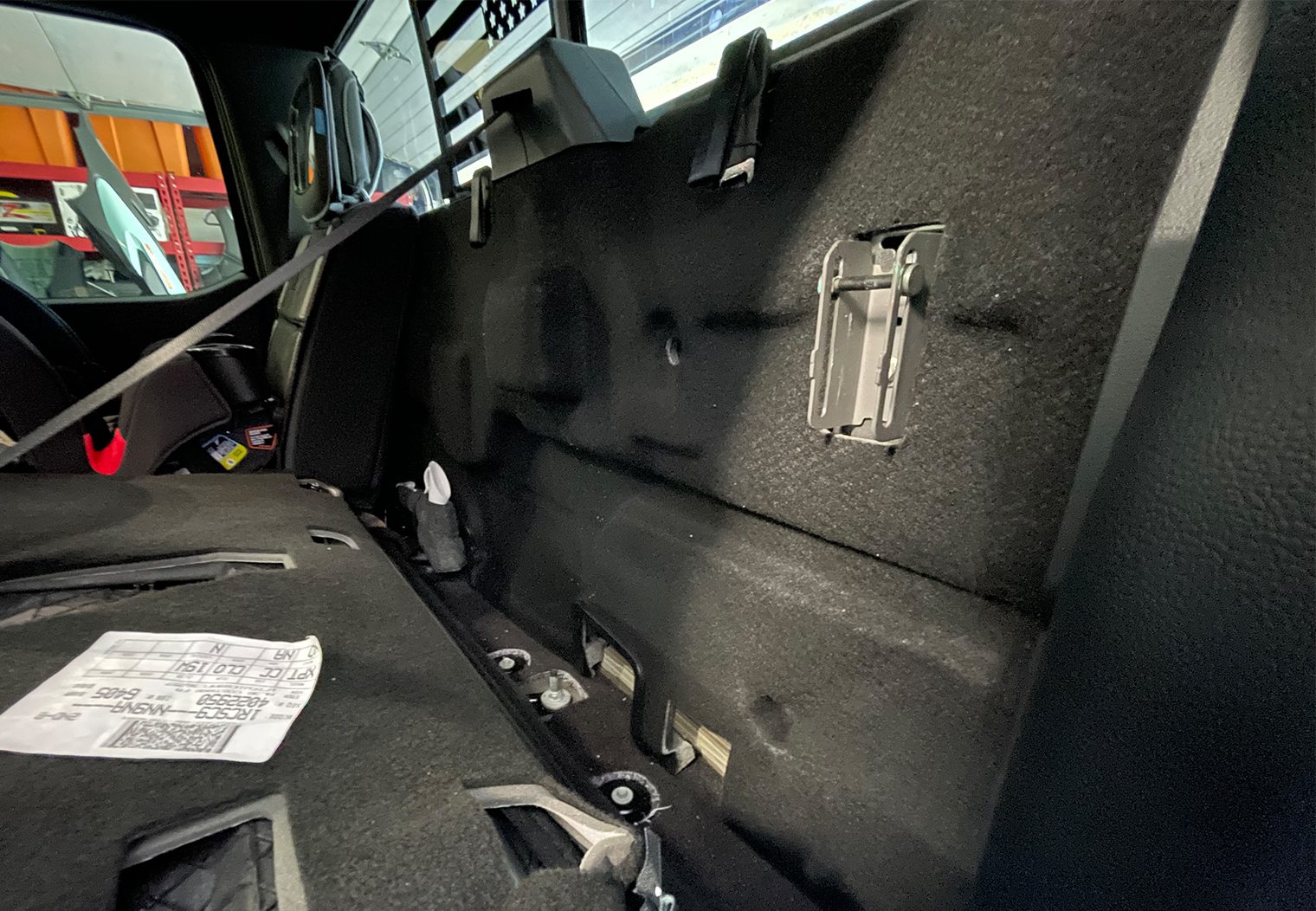 2021 Ford F-150 Amp Rack Location Behind Seat