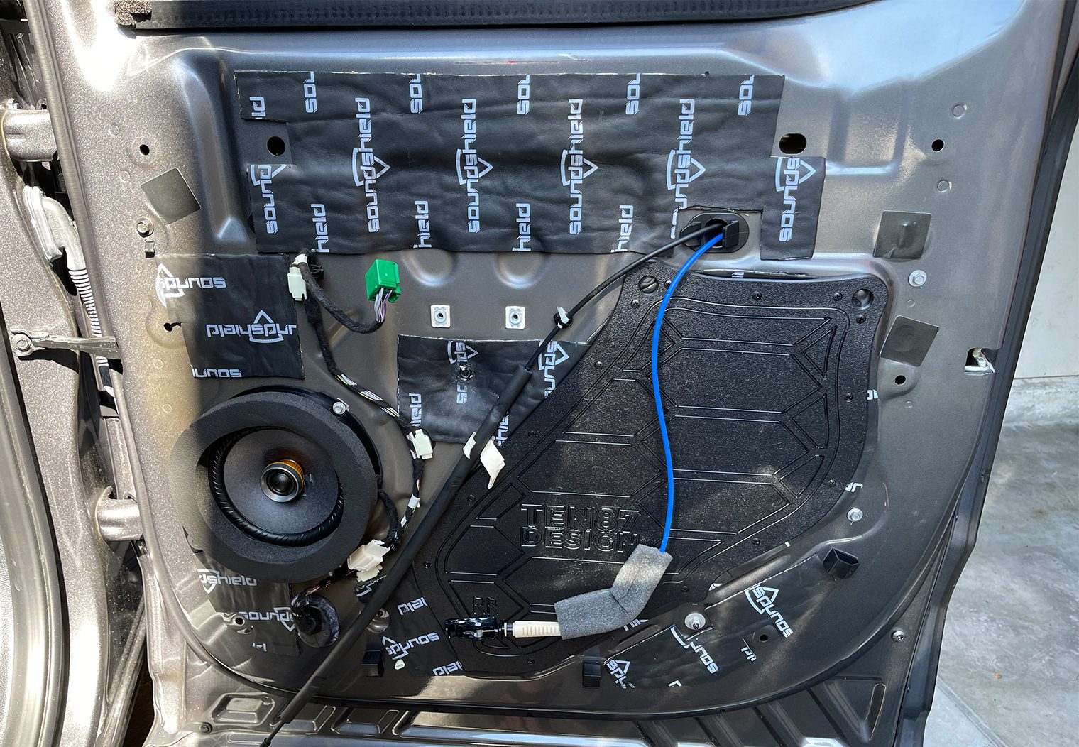 Ford F-150 Rear Door Speaker Deadened Speaker Upgrade