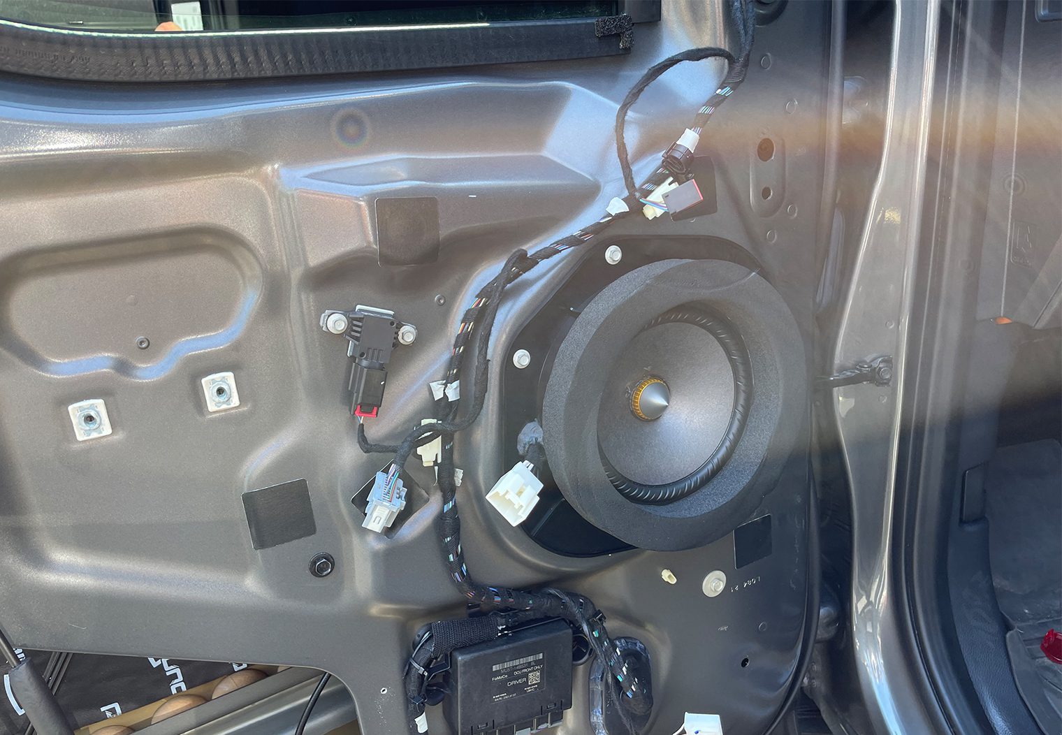 Ford F-150 Front Door Test Fitting Speaker