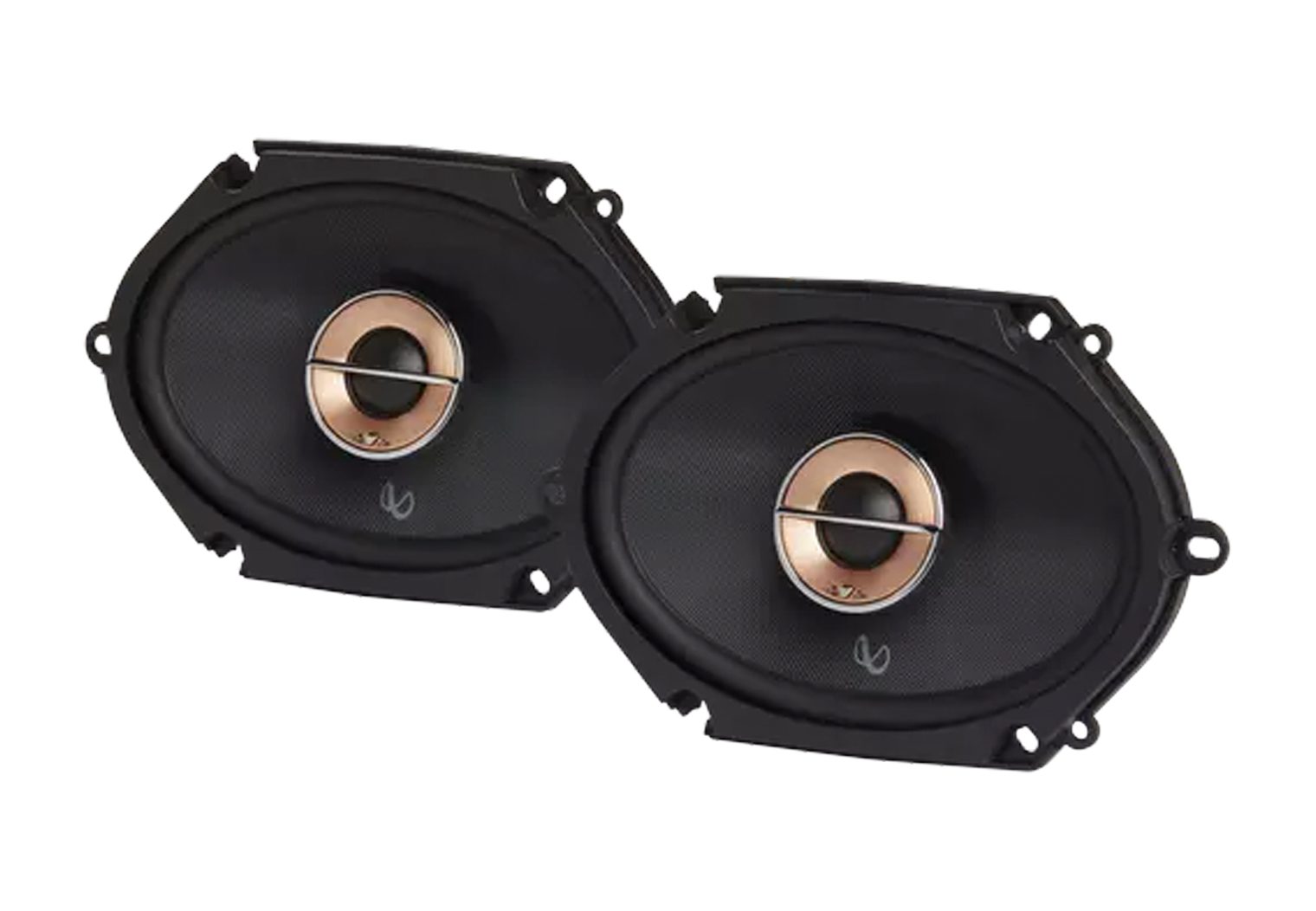 Infinity Kappa 683XF pair front view of the speakers for best 6x8 speakers