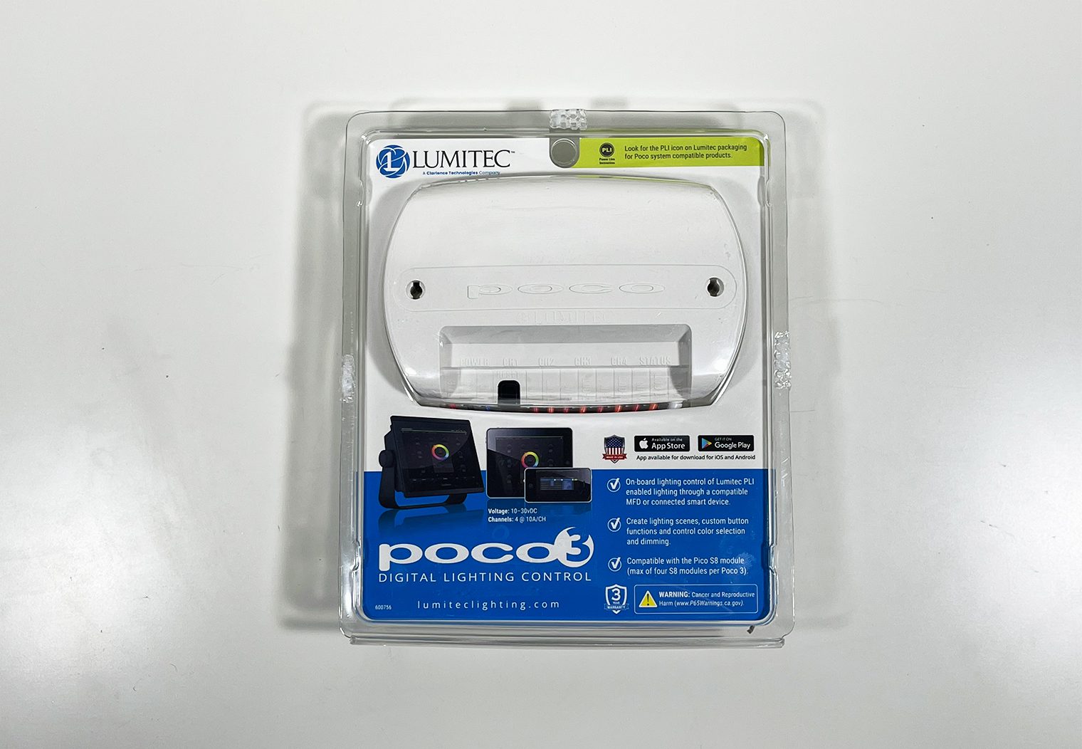 Lumitec Poco 3 in packaging (front)