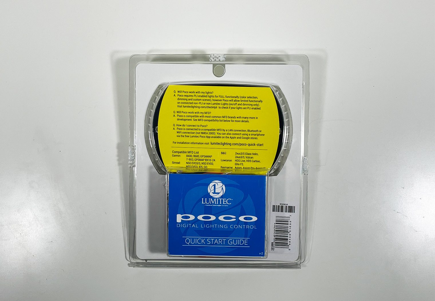 Lumitec Poco 3 in packaging (rear)