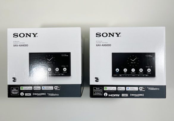 Sony XAV-AX4000 vs XAV-AX6000 still in box